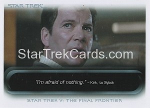 The Quotable Star Trek Movies Trading Card 43