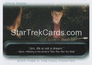 The Quotable Star Trek Movies Trading Card 44