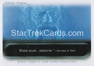 The Quotable Star Trek Movies Trading Card 45