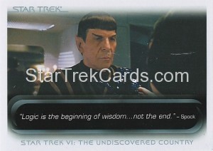The Quotable Star Trek Movies Trading Card 48