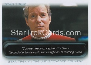 The Quotable Star Trek Movies Trading Card 54