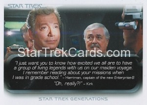 The Quotable Star Trek Movies Trading Card 55