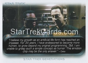The Quotable Star Trek Movies Trading Card 58