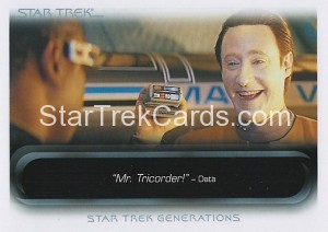 The Quotable Star Trek Movies Trading Card 59