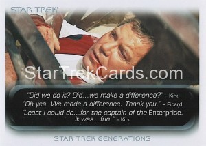The Quotable Star Trek Movies Trading Card 63