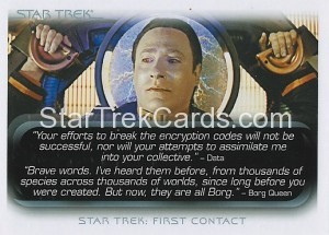 The Quotable Star Trek Movies Trading Card 70