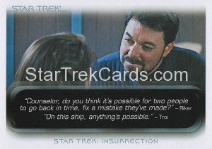 The Quotable Star Trek Movies Trading Card 76