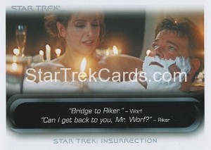 The Quotable Star Trek Movies Trading Card 77