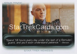 The Quotable Star Trek Movies Trading Card 87
