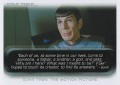 The Quotable Star Trek Movies Trading Card 9