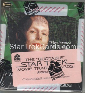 The Quotable Star Trek Movies Trading Card Archive Box