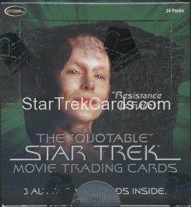 The Quotable Star Trek Movies Trading Card Box