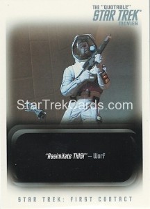 The Quotable Star Trek Movies Trading Card P1