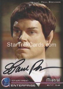 Star Trek Italian Convention STICCON Trading Card ENT 02 Front