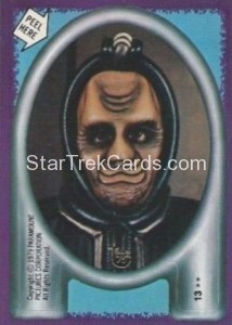 Topps 75th Anniversary Star Trek Buy Back Sticker Card 13