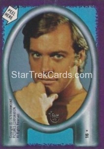 Topps 75th Anniversary Star Trek Buy Back Sticker Card 16