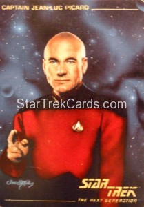 Star Trek The Next Generation Card Collection Hamilton Captain Jean Luc Picard Front