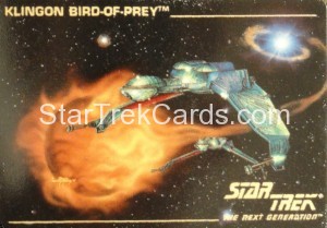 Star Trek The Next Generation Card Collection Hamilton Klingon Bird of Prey Front