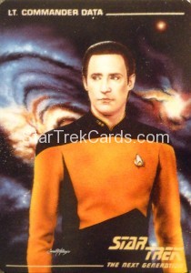 Star Trek The Next Generation Card Collection Hamilton Lieutenant Commander Data Front