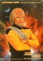 Star Trek The Next Generation Card Collection Hamilton Lieutenant Worf Front