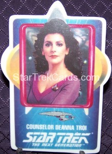 Star Trek Porcelain Cards Counselor Deanna Troi