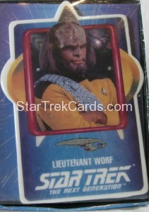 Star Trek Porcelain Cards Lieutenant Worf Front