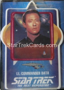 Star Trek Porcelain Cards Lt Commander Data Front