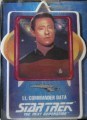Star Trek Porcelain Cards Lt Commander Data Front
