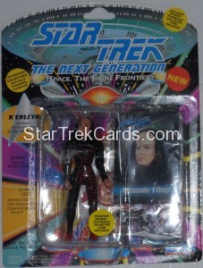 Star Trek The Next Generation Playmates Action Figure Card Ambassador K Ehleyr Alternate