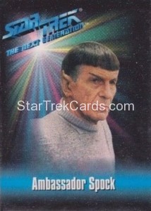 Star Trek The Next Generation Playmates Action Figure Card Ambassador Spock