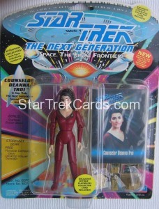 Star Trek The Next Generation Playmates Action Figure Card Counselor Deanna Troi Alternate