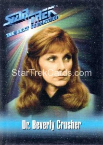 Star Trek The Next Generation Playmates Action Figure Card Dr Beverly Crusher
