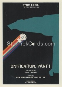 Star Trek The Next Generation Portfolio Prints Series One Trading Card 107