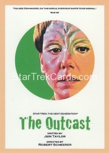 Star Trek The Next Generation Portfolio Prints Series One Trading Card 117