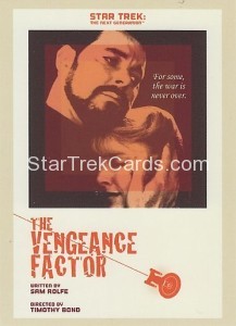 Star Trek The Next Generation Portfolio Prints Series One Trading Card 55