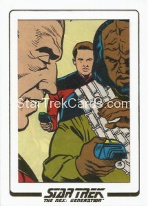 Star Trek The Next Generation Portfolio Prints Series One Trading Card AC23