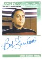 Star Trek The Next Generation Portfolio Prints Series One Trading Card Autograph Bob Gunton