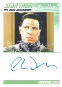 Star Trek The Next Generation Portfolio Prints Series One Trading Card Autograph Charles Dennis