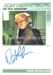 Star Trek The Next Generation Portfolio Prints Series One Trading Card Autograph David L. Lander