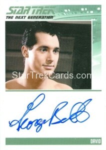 Star Trek The Next Generation Portfolio Prints Series One Trading Card Autograph George Baxter