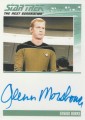 Star Trek The Next Generation Portfolio Prints Series One Trading Card Autograph Glenn Morshower