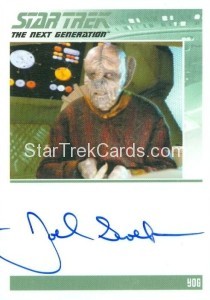 Star Trek The Next Generation Portfolio Prints Series One Trading Card Autograph Joel Swetow