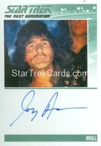 Star Trek The Next Generation Portfolio Prints Series One Trading Card Autograph Joey Aresco