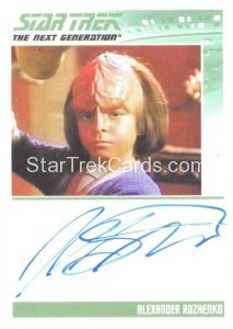 Star Trek The Next Generation Portfolio Prints Series One Trading Card Autograph Jon Steuer