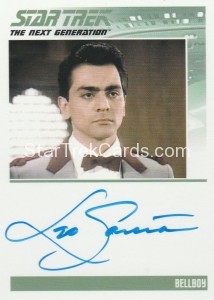 Star Trek The Next Generation Portfolio Prints Series One Trading Card Autograph Leo Garcia