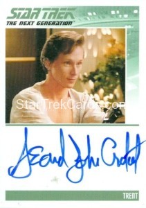 Star Trek The Next Generation Portfolio Prints Series One Trading Card Autograph Leonard Crofoot