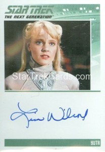 Star Trek The Next Generation Portfolio Prints Series One Trading Card Autograph Lisa Wilcox