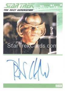 Star Trek The Next Generation Portfolio Prints Series One Trading Card Autograph Peter Slutsker