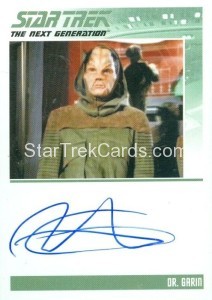 Star Trek The Next Generation Portfolio Prints Series One Trading Card Autograph Richard Cansino