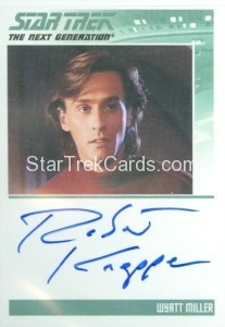 Star Trek The Next Generation Portfolio Prints Series One Trading Card Autograph Robert Knepper